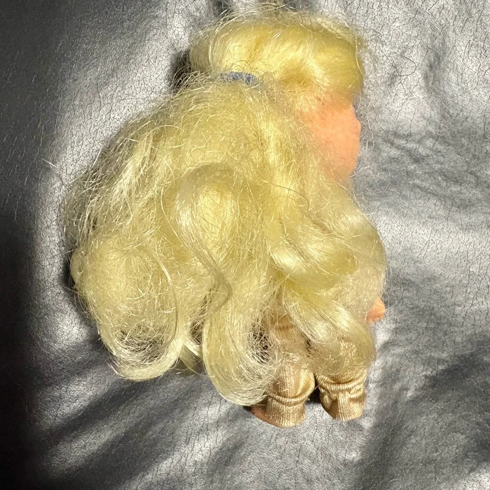 VINTAGE 1980’s 5” DOLL IN ORIGINAL OUTFIT